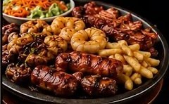 Parrillada mixta al carbón